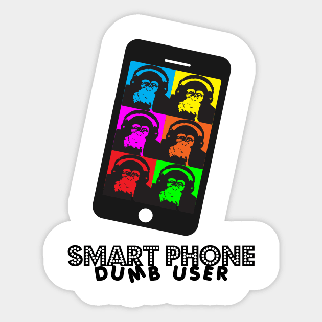 Smart Phone Sticker by 2COOL Tees